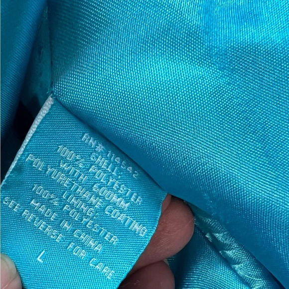 JOUJOU Double Breasted Navy Blue Belted Wool Trench Coat with Lining Size Large - Picture 14 of 16